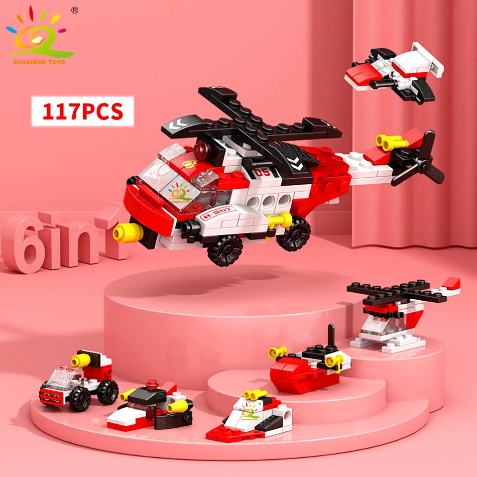 PENDRA Engineering Police Tank Building Set