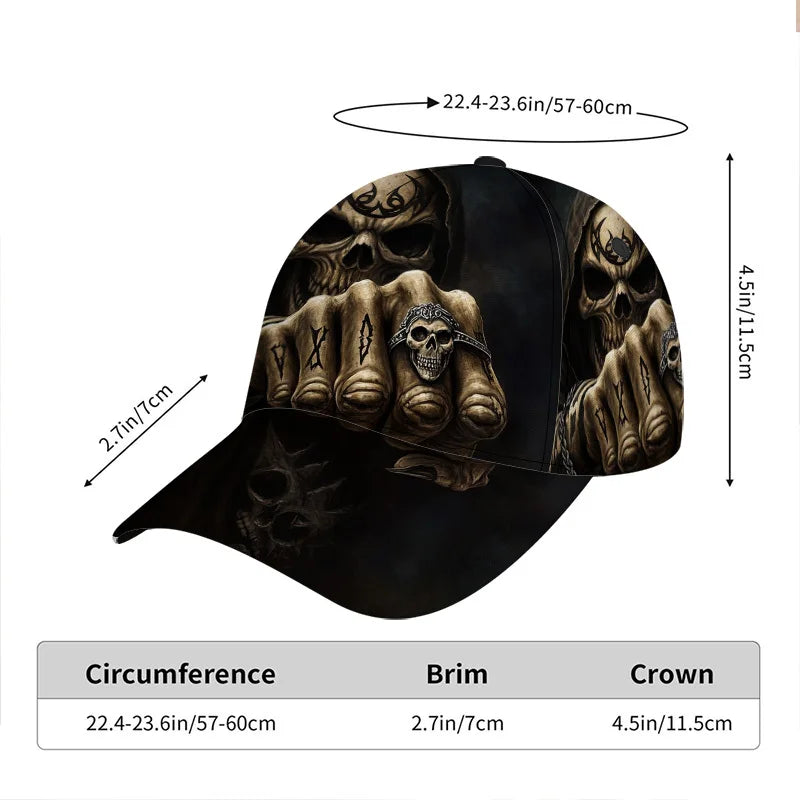 PENDRA Adjustable Baseball Halloween Cap