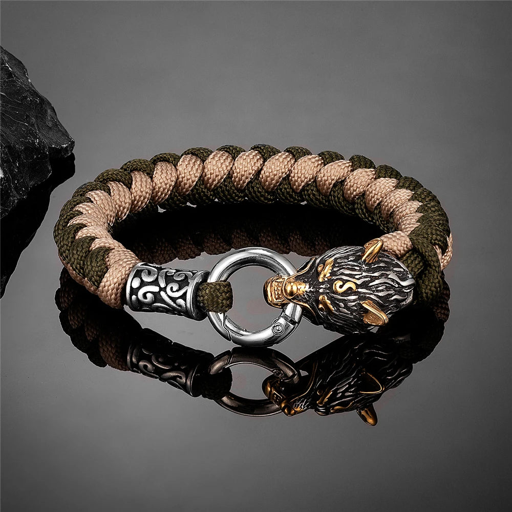 PENDRA Wolf Classic Steel Bracelet