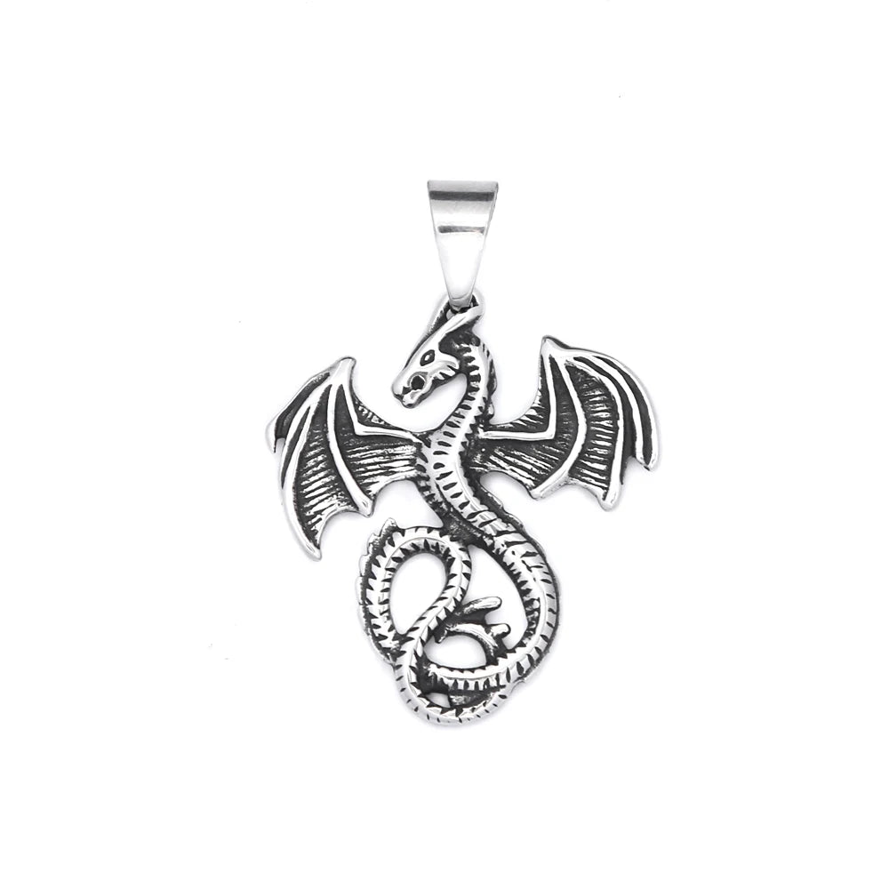 PENDRA Dragonflight Vintage Flying Dragon Pendant
