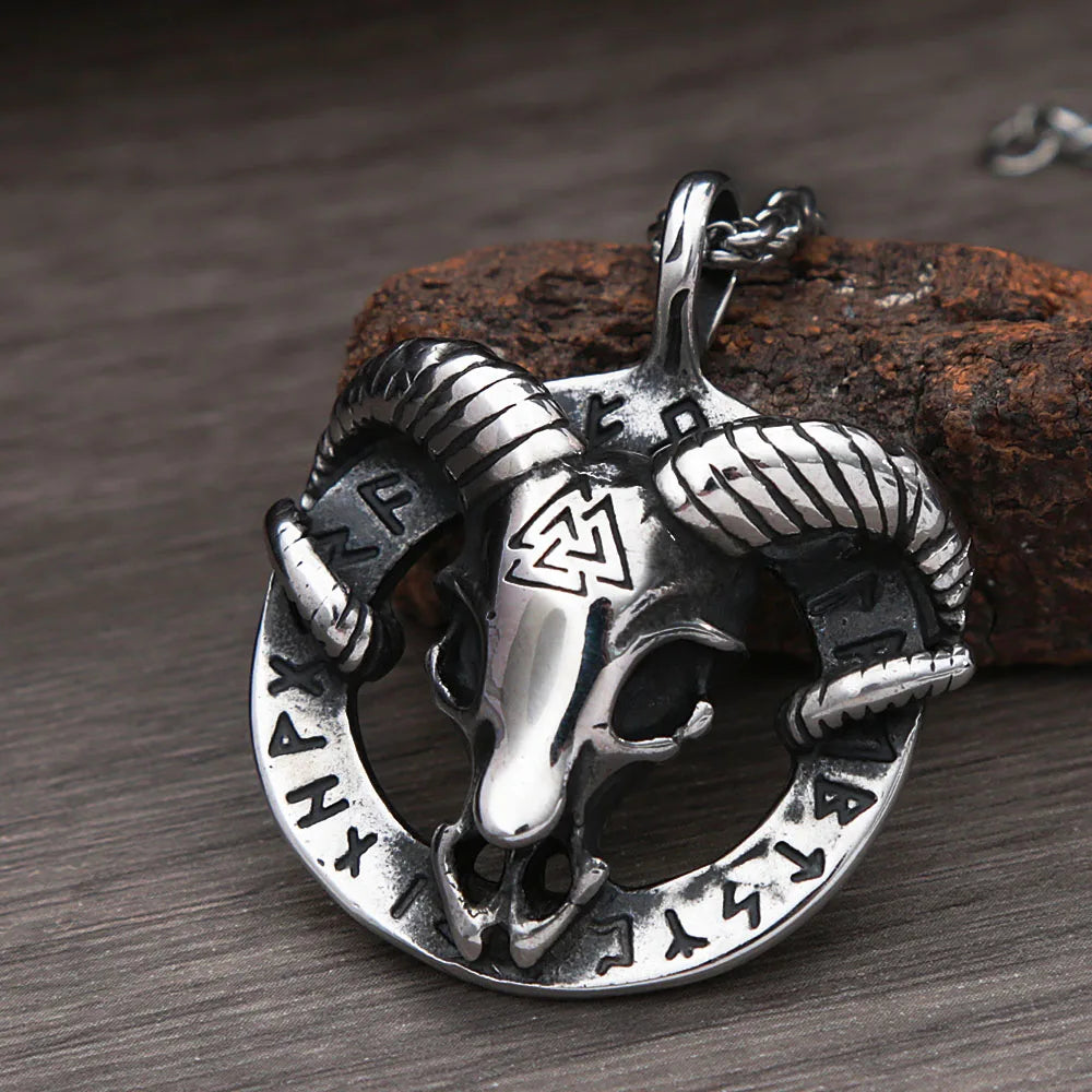 PENDRA Goathead Gothic 316L Stainless Steel Pendant