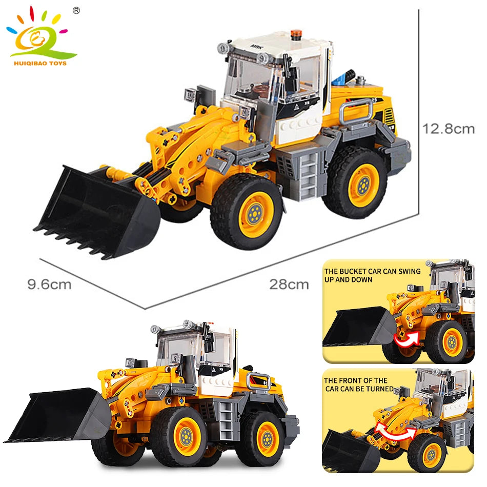 PENDRA Engineering Vehicle Excavator Building Set