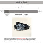 PENDRA Galaeva Black Skull Luxury Belt