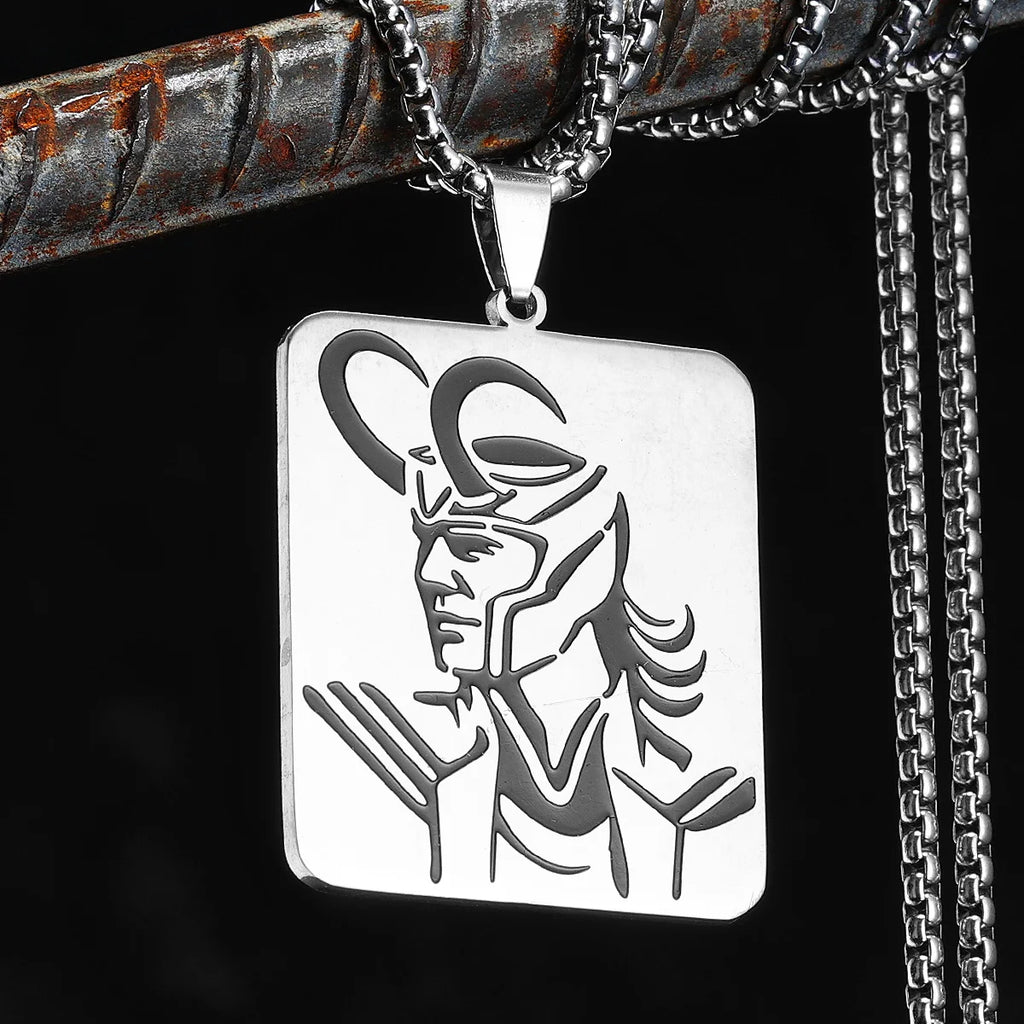 PENDRA Gods Loki Norse Steel Necklace