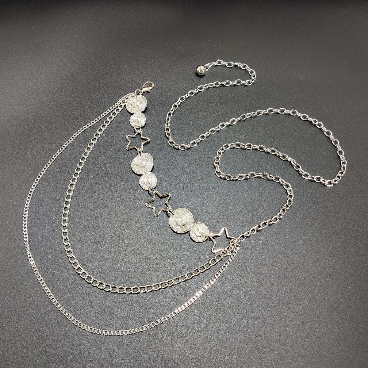 Sexy Waist Chain Belt Female Layered Belly Body Chain Fashion Trend Jewelry For Women Festival Rave Fashion Party Accessories