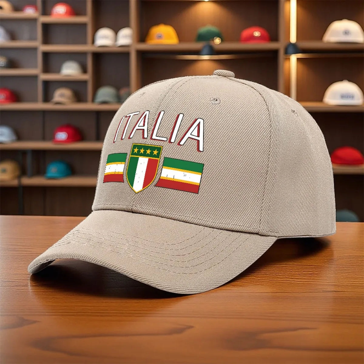 PENDRA Italian Flag Italia Baseball Cap