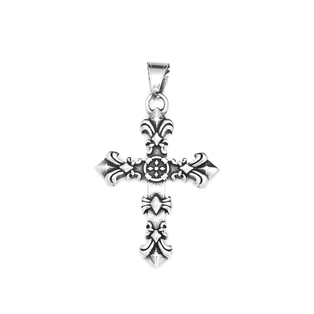 PENDRA Crossforge 316L Stainless Steel Cross Pendant