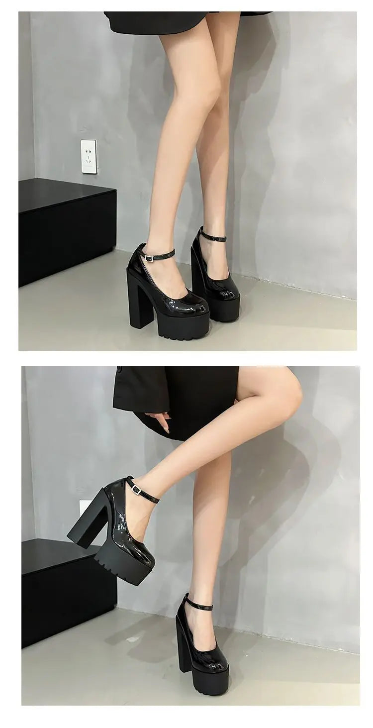 PENDRA White Nightclub Bar Shoes