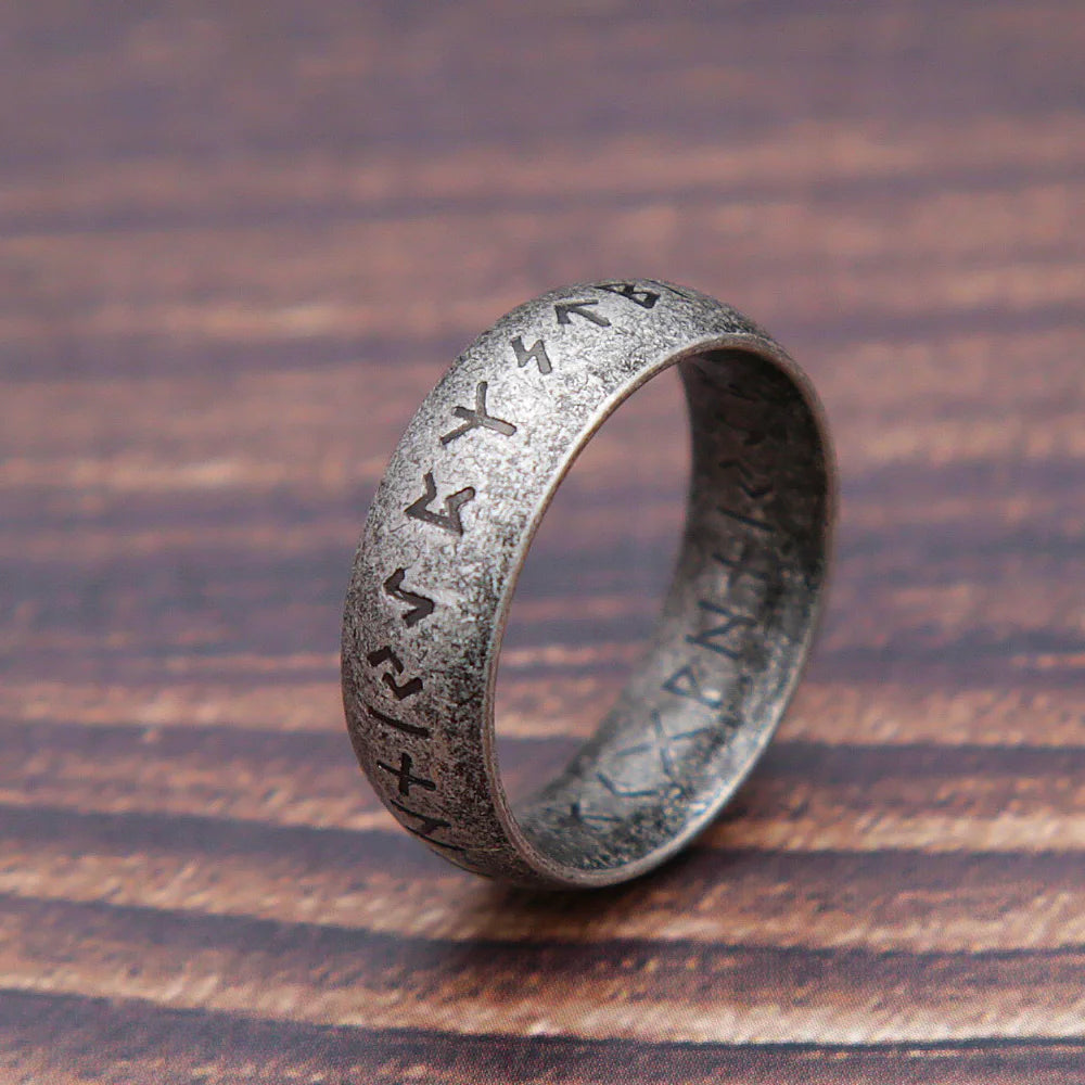 PENDRA Runeband Retro Viking Rune Ring