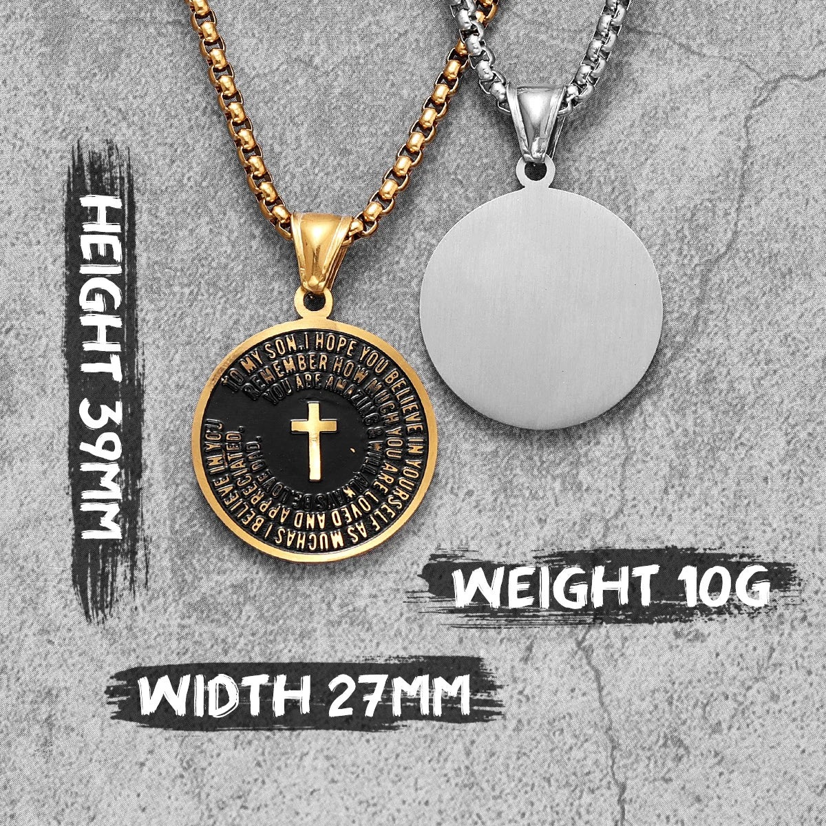 PENDRA Veyvion Cross Charm Necklace