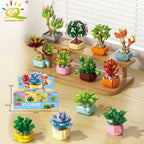 PENDRA Succulent Potted Floral Building Set