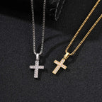 PENDRA Cross Zircon Pendant Necklace