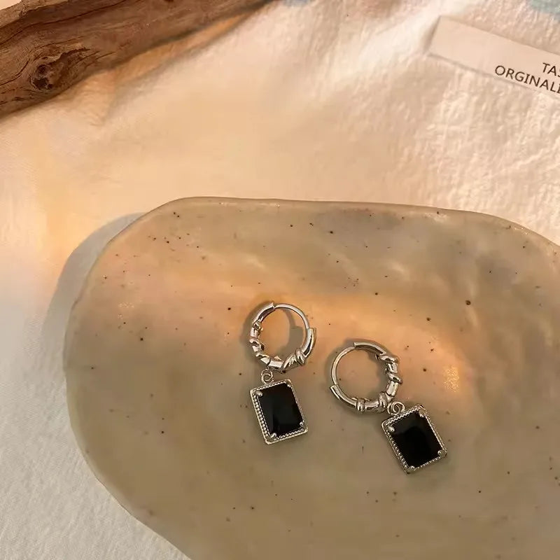 PENDRA Hoop Sterling Silver 3 Earrings