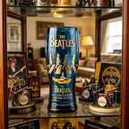 The Beatles Commemorative Glass Tumbler, Classic Abbey Road Print Tall Cup, Music Fan Collectible Decorations