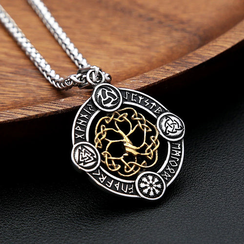 PENDRA Arboris Vintage Viking Tree of Life Necklace