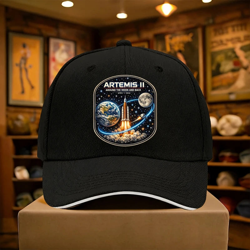 PENDRA Artemis Ii Rocket Baseball Cap