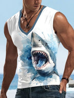 PENDRA Sports Sleeveless Neck Lion T-Shirt