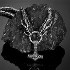 PENDRA Dragon Black Steel Necklace
