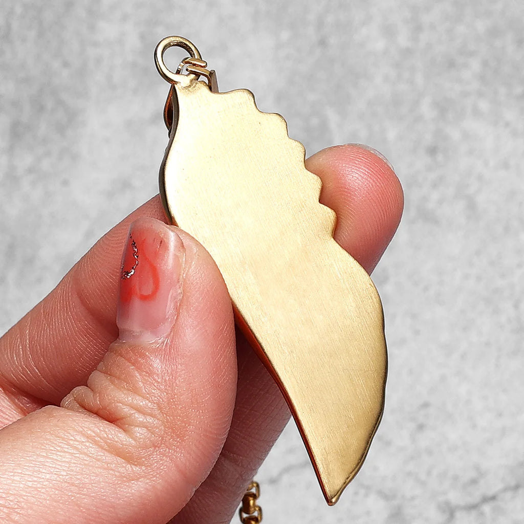 PENDRA Angel Wings Animal Steel Necklace