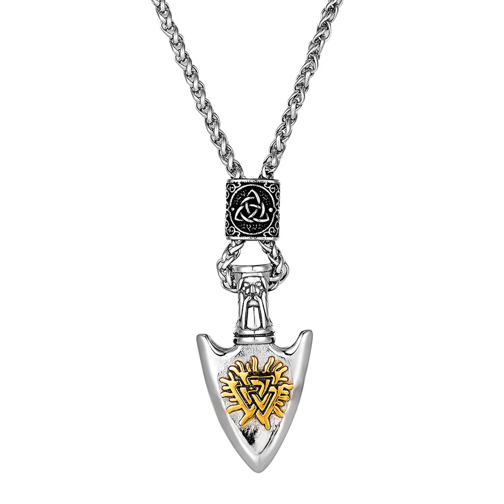 PENDRA Vegvisir Norse Leather Necklace