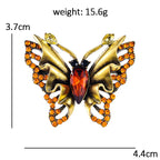 PENDRA Vintage Butterfly Brooch