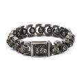 PENDRA Twin Wolf Twisted Stainless Steel Cuff Bracelet
