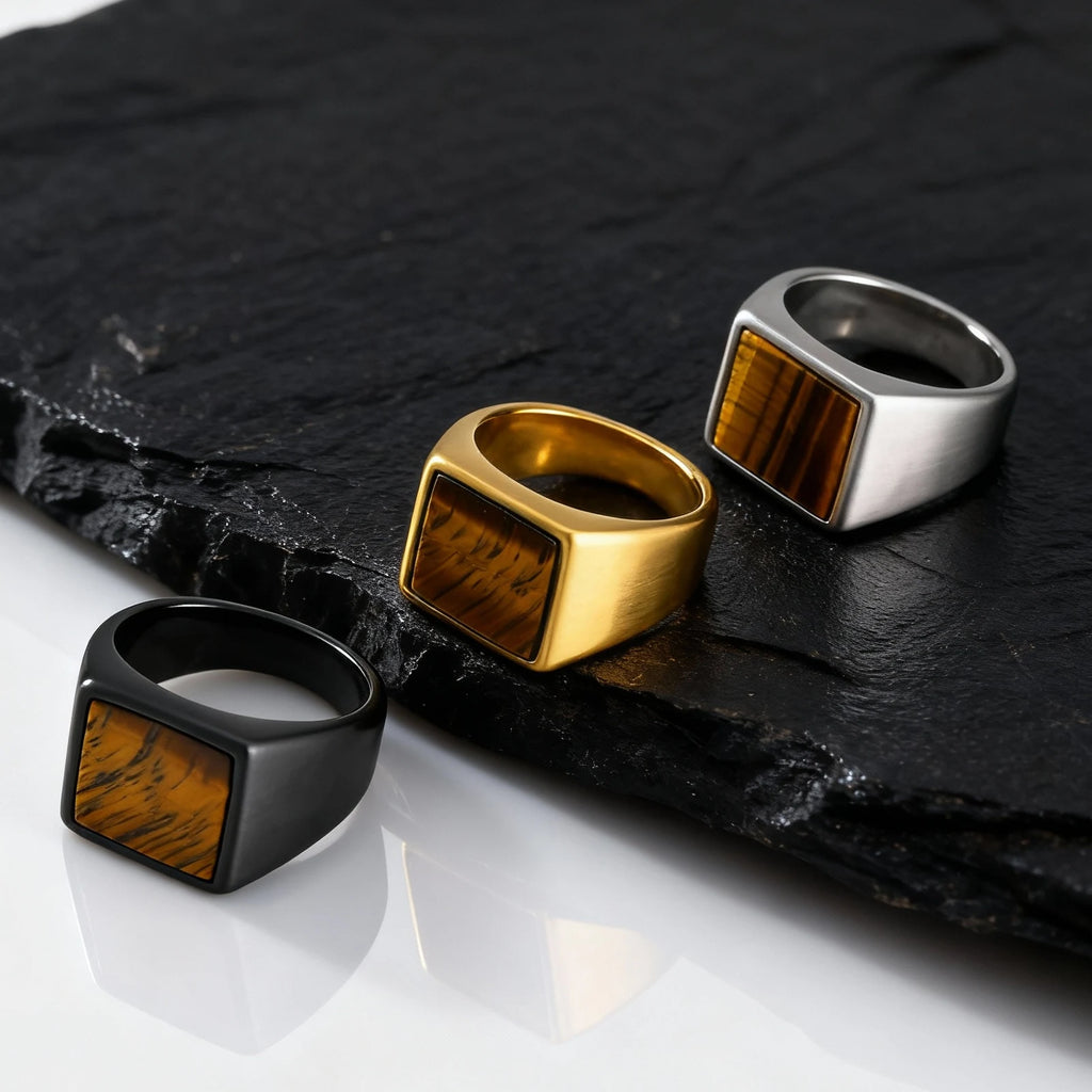 PENDRA Ravtari Tiger Eye Ring
