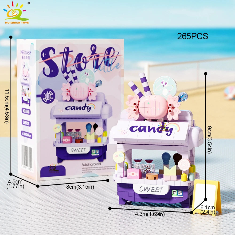 PENDRA Cute Dessert Micro Building Set