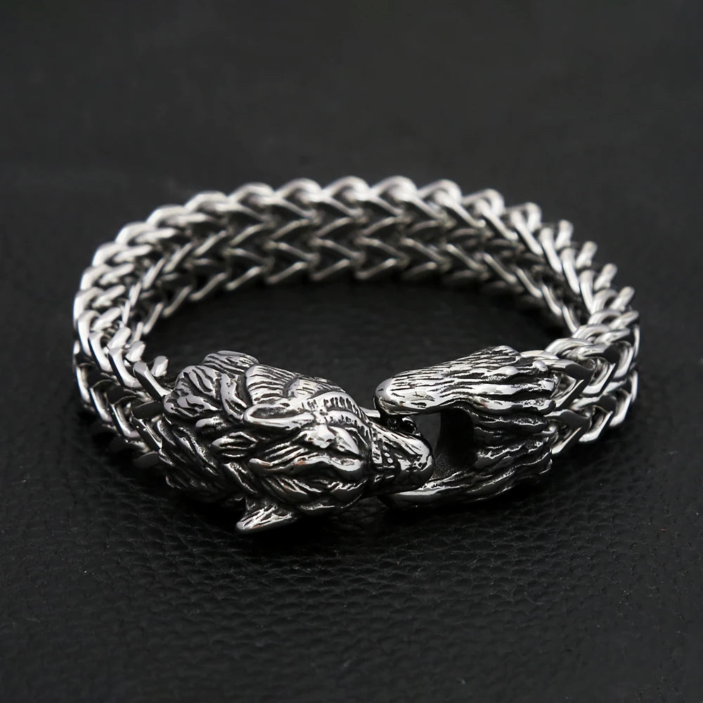 PENDRA Runecrest Nordic Stainless Steel Bracelet