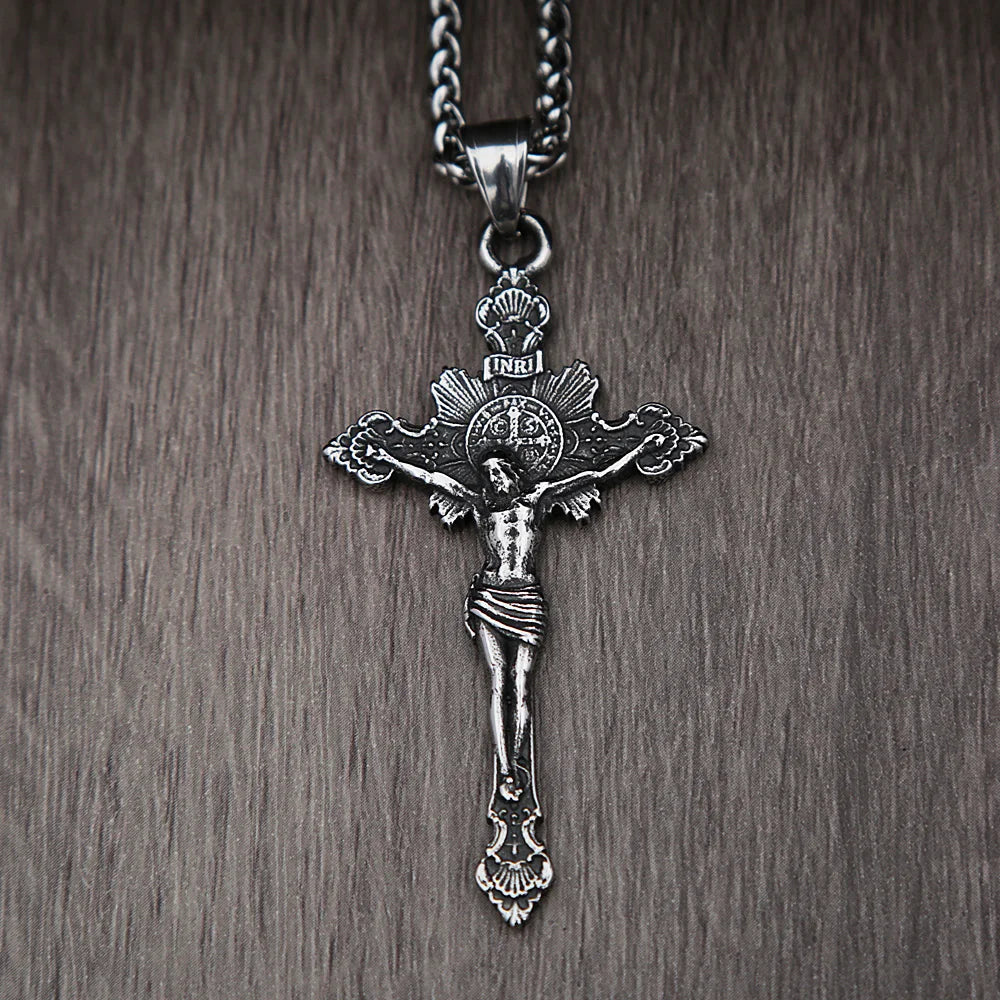 PENDRA Crosssteel Stainless Steel Cross Necklace