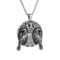 PENDRA Ravenodin Viking Double Ravens Pendant Necklace