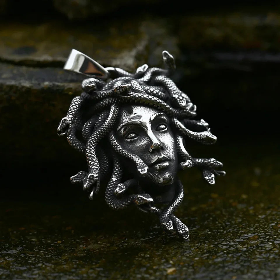 PENDRA Medusa 316L Stainless Steel Gothic Pendant