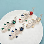 PENDRA Regal Peacock Rhinestone Bird Brooch