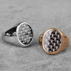 PENDRA Elegant Classics Boyfriend Steel Ring