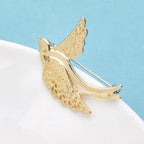 PENDRA Metal Flying Swallow Brooch