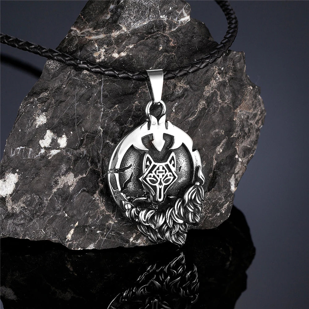 PENDRA Wolf Norse Punk Necklace