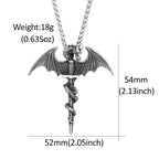 PENDRA Pterodactyl Holy Sword Pendant