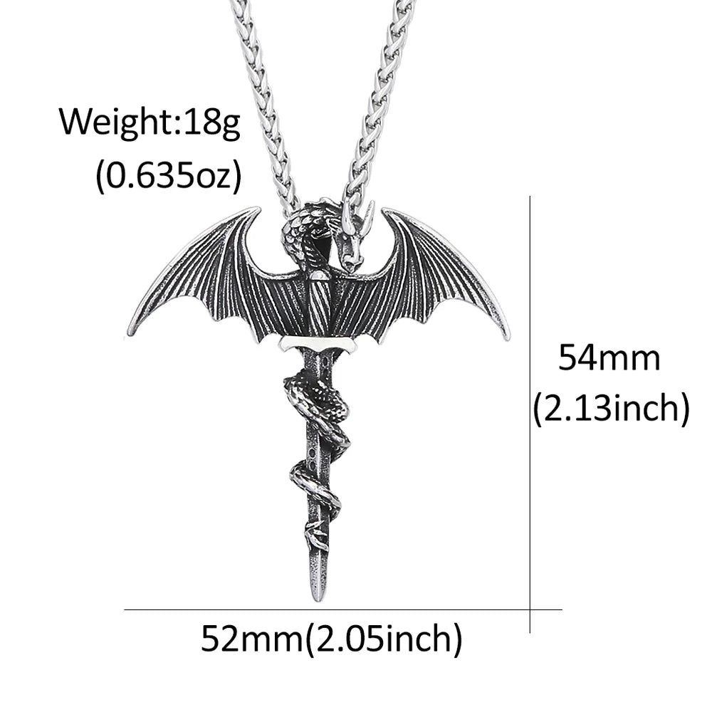 PENDRA Pterodactyl Holy Sword Pendant