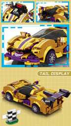 PENDRA Transfrom Racing Robot Building Set