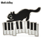 PENDRA Enamel Naughty Cat Brooch