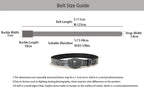 PENDRA Iriselle Leather Black Floral Luxury Belt