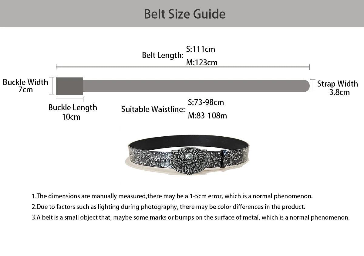 PENDRA Iriselle Leather Black Floral Luxury Belt