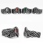 PENDRA Fallen Angel Wings Steel Ring