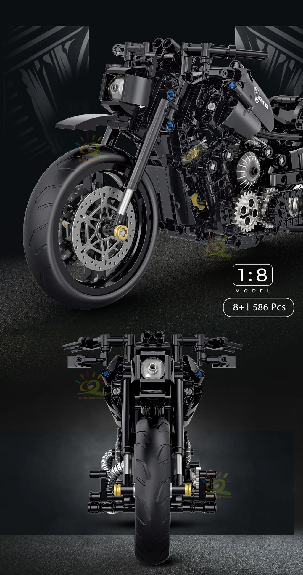 PENDRA Motorbike High Tech Building Set
