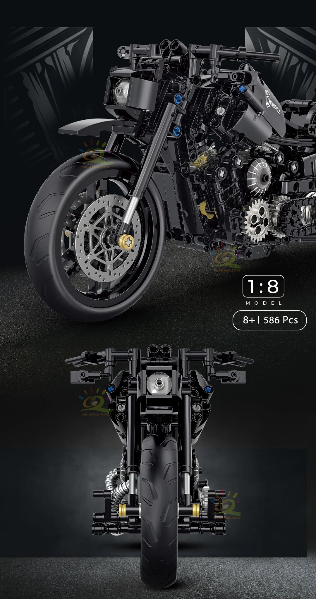 PENDRA Motorbike High Tech Building Set