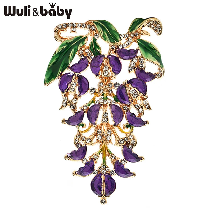 PENDRA Florabelle Vintage Big Flower Brooch