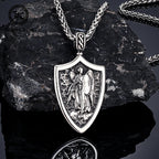 PENDRA Cross Norse Steel Necklace