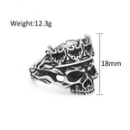 PENDRA Skullforge Gothic 316L Stainless Steel Ring