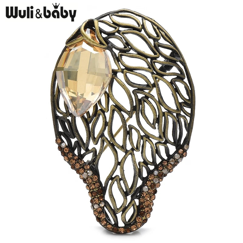 PENDRA Celestine Crystal Brooch