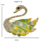 PENDRA Classical Elegant Swan Brooch